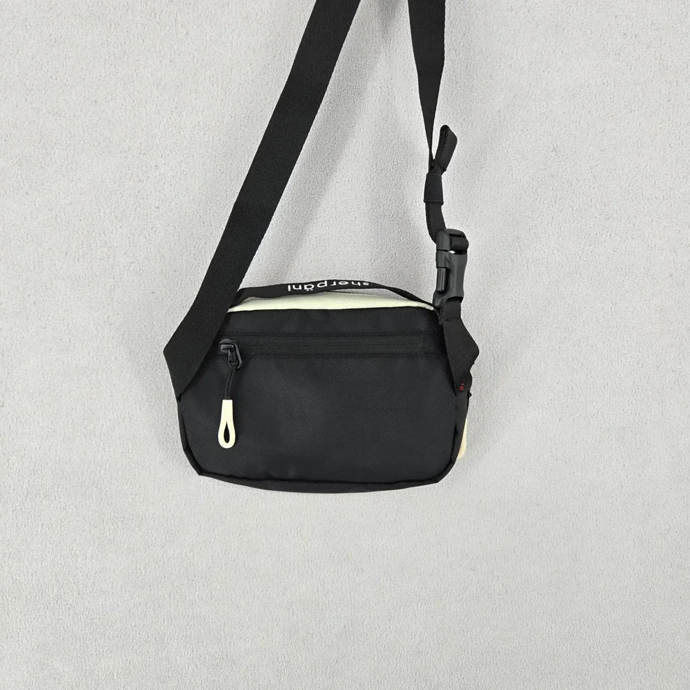 Sherpani Crossbody Travel Bag Mustard Yellow Multi Pocket Organizer Adjustable